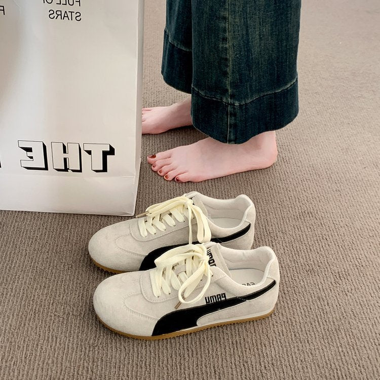 Damen Sportliche Sneakers aus hochwertigem Wildleder mit atmungsaktiver Sohle Heidi Mode - Image 9