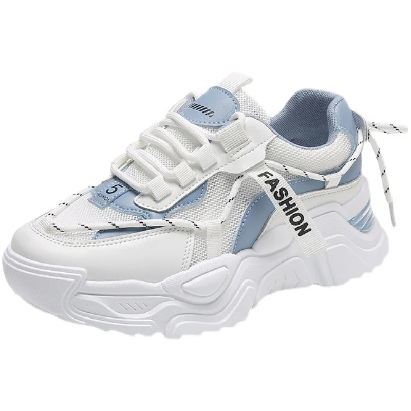 Damen sportliche Sneakers im futuristischen Design mit atmungsaktiver Mesh-Oberfläche Heidi Mode - Image 5