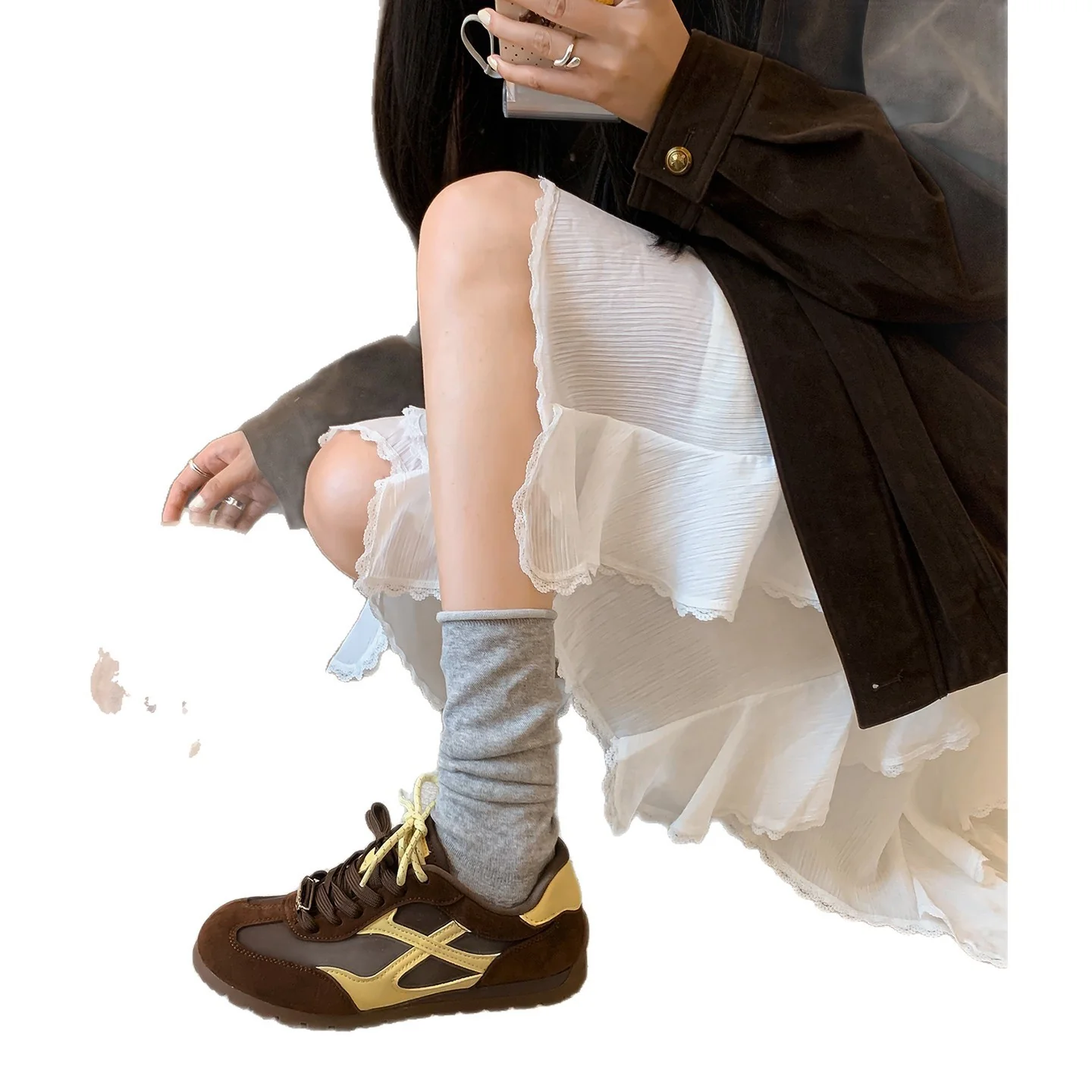 Damen Sportliche Sneakers im Metallic-Look mit flexibler Sohle und innovativer Dämpfungstechnologie Heidi Mode - Image 5