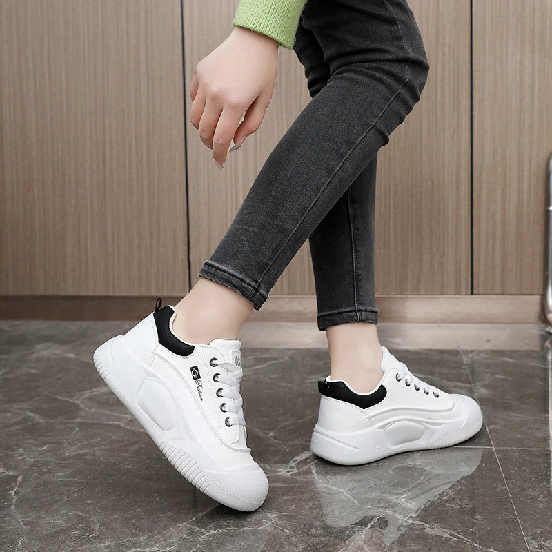 Damen Sportliche Sneakers im modischen Design mit dämpfender Laufsohle Heidi Mode - Image 4