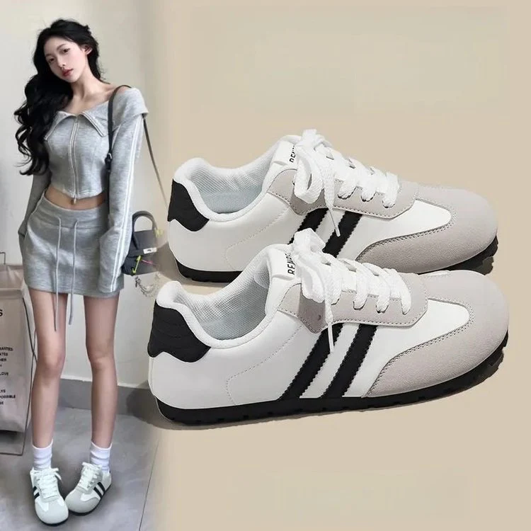 Damen Sportliche Sneakers im Retro-Design mit atmungsaktiven Materialien Heidi Mode - Image 3