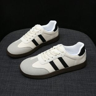 Damen Sportliche Sneakers im Retro-Stil mit strapazierfähigem Obermaterial und rutschfester Sohle Heidi Mode