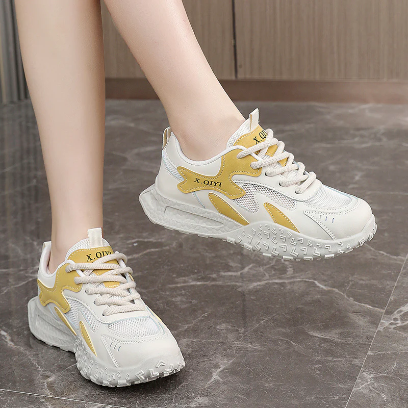 Damen sportliche Sneakers mit atemberaubendem Design und stoßdämpfender Sohle Heidi Mode - Image 4