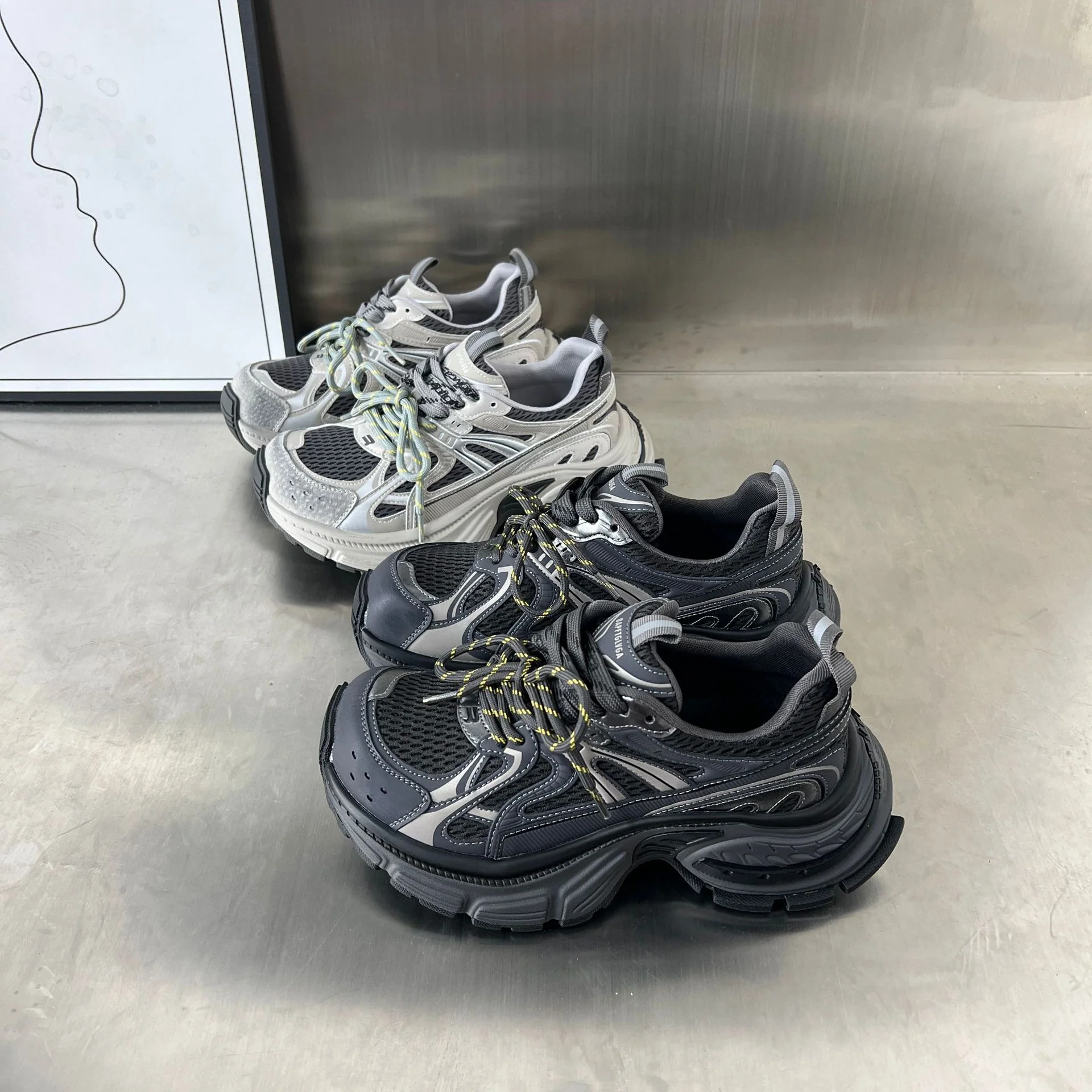 Damen Sportliche Sneakers mit atmungsaktivem Mesh-Einsatz und dämpfendem Komfort Heidi Mode - Image 6