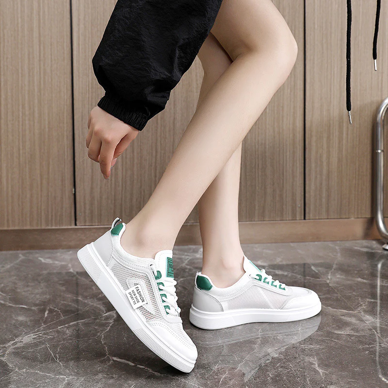 Damen Sportliche Sneakers mit atmungsaktivem Mesh-Obermaterial Heidi Mode - Image 3