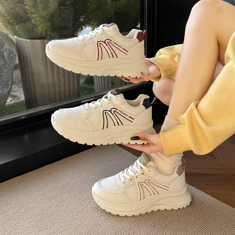 Damen Sportliche Sneakers mit atmungsaktivem Mesh-Obermaterial Heidi Mode - Image 3