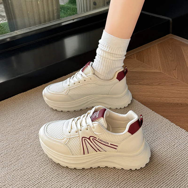 Damen Sportliche Sneakers mit atmungsaktivem Mesh-Obermaterial Heidi Mode - Image 6