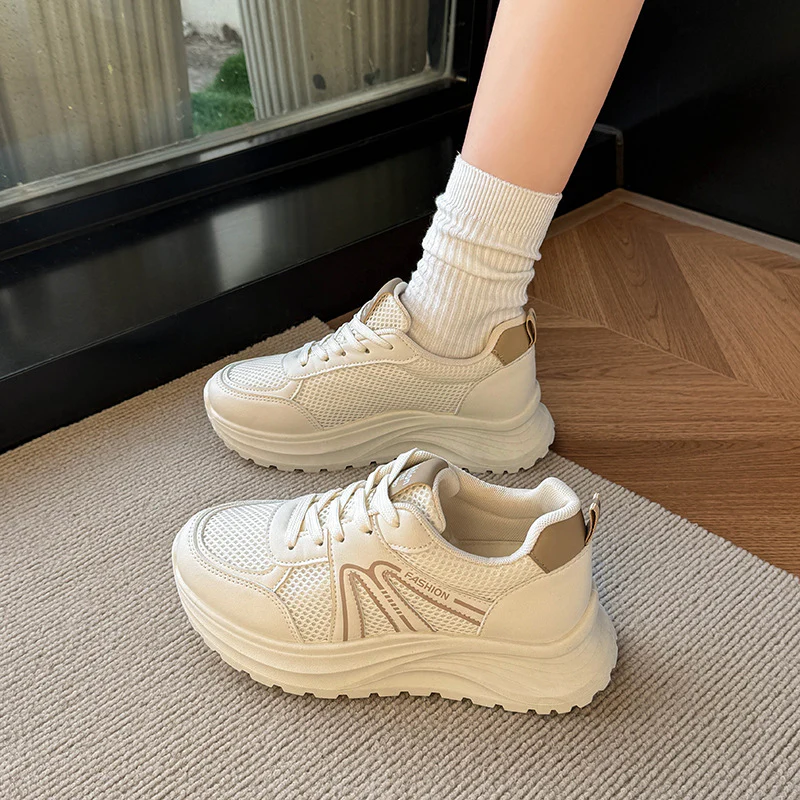 Damen Sportliche Sneakers mit atmungsaktivem Mesh-Obermaterial Heidi Mode - Image 7
