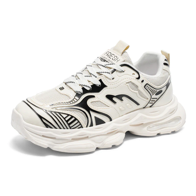 Damen Sportliche Sneakers mit atmungsaktivem Mesh-Obermaterial und dämpfendem Sohlenprofil Heidi Mode - Image 5