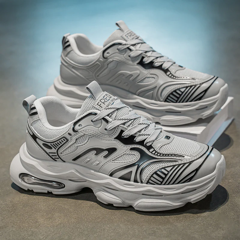 Damen Sportliche Sneakers mit atmungsaktivem Mesh-Obermaterial und dämpfendem Sohlenprofil Heidi Mode - Image 6