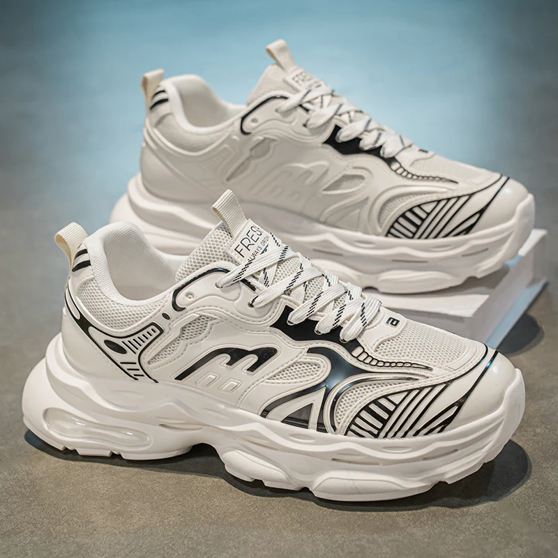 Damen Sportliche Sneakers mit atmungsaktivem Mesh-Obermaterial und dämpfendem Sohlenprofil Heidi Mode - Image 7