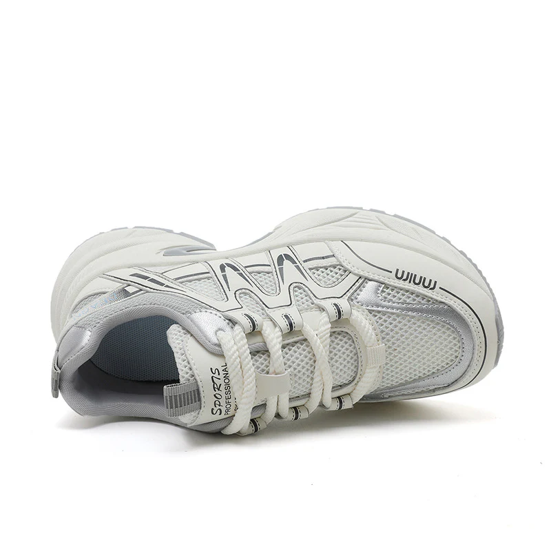 Damen Sportliche Sneakers mit atmungsaktivem Mesh-Obermaterial und dämpfender Laufsohle Heidi Mode - Image 4