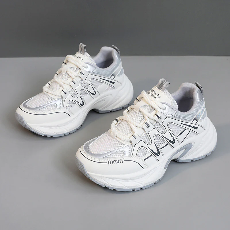 Damen Sportliche Sneakers mit atmungsaktivem Mesh-Obermaterial und dämpfender Laufsohle Heidi Mode - Image 6