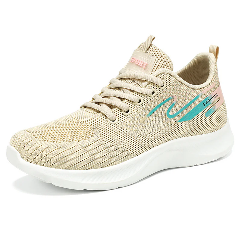 Damen Sportliche Sneakers mit atmungsaktivem Mesh-Obermaterial und dämpfender Sohle Heidi Mode 1771821047 - Image 4
