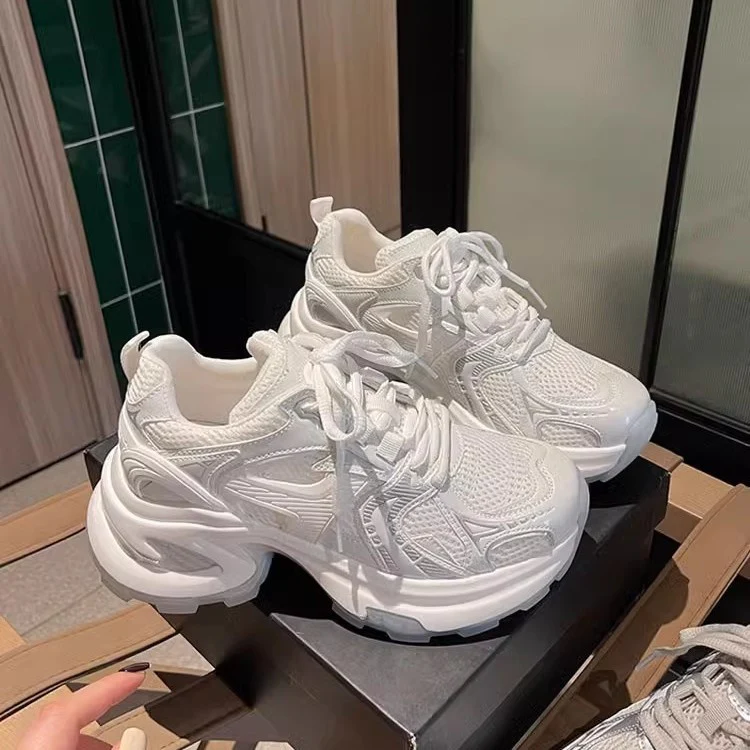 Damen Sportliche Sneakers mit atmungsaktivem Mesh-Obermaterial und dämpfender Sohle Heidi Mode - Image 4