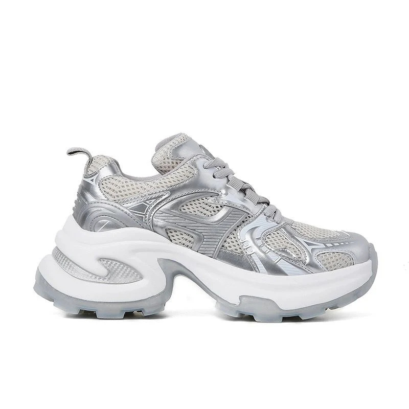 Damen Sportliche Sneakers mit atmungsaktivem Mesh-Obermaterial und dämpfender Sohle Heidi Mode - Image 5
