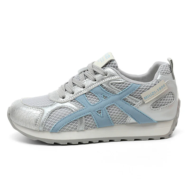 Damen Sportliche Sneakers mit atmungsaktivem Mesh-Obermaterial und dynamischer Dämpfung Heidi Mode - Image 7