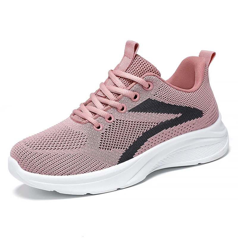 Damen Sportliche Sneakers mit atmungsaktivem Mesh-Obermaterial und elastischer Sohle Heidi Mode - Image 4
