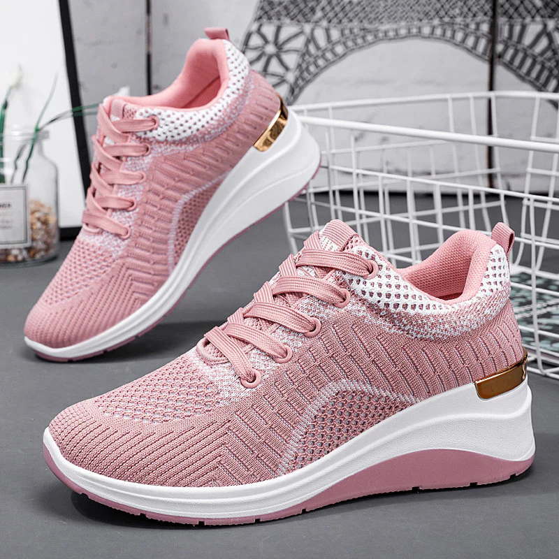 Damen Sportliche Sneakers mit atmungsaktivem Mesh-Obermaterial und ergonomischer Dämpfung Heidi Mode - Image 3
