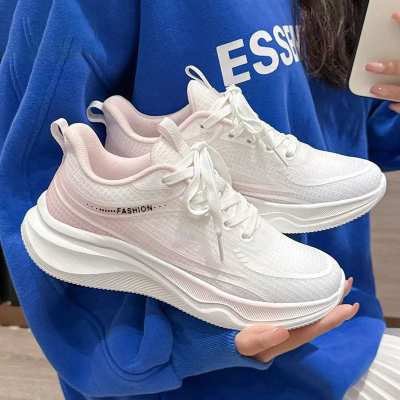 Damen Sportliche Sneakers mit atmungsaktivem Mesh-Obermaterial und ergonomischer Dämpfung Heidi Mode - Image 2