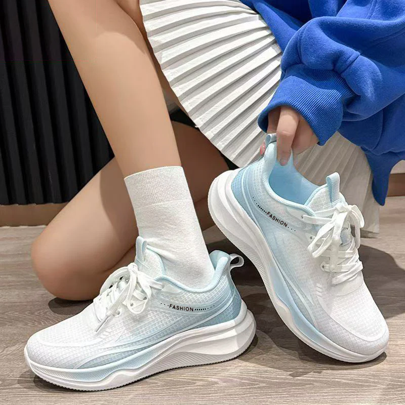 Damen Sportliche Sneakers mit atmungsaktivem Mesh-Obermaterial und ergonomischer Dämpfung Heidi Mode - Image 3