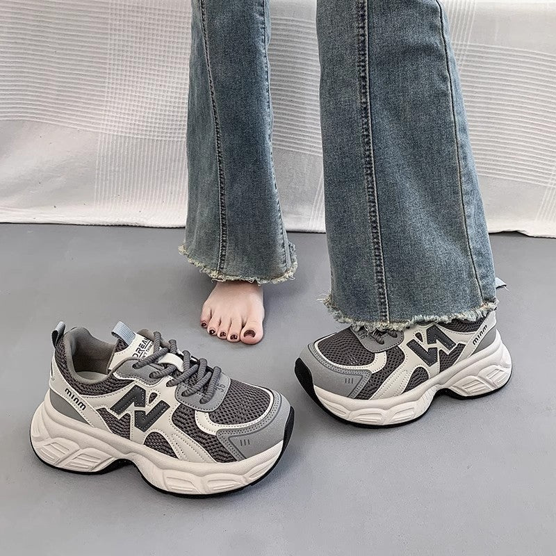 Damen Sportliche Sneakers mit atmungsaktivem Mesh-Obermaterial und flexibler Dämpfung Heidi Mode - Image 3