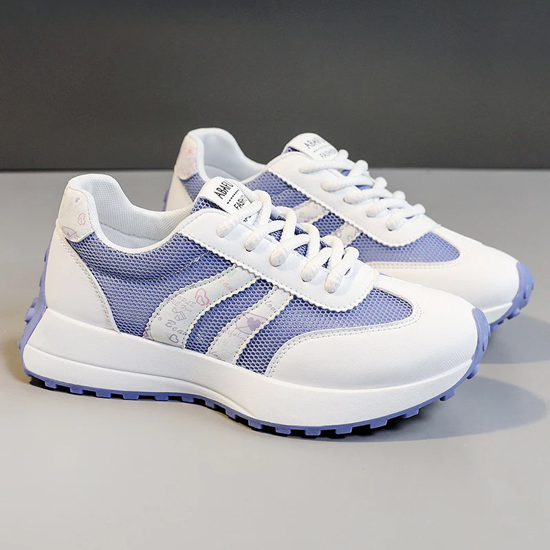 Damen Sportliche Sneakers mit atmungsaktivem Mesh-Obermaterial und flexibler Sohle Heidi Mode - Image 2