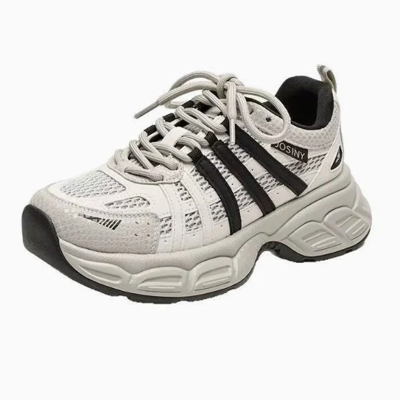 Damen Sportliche Sneakers mit atmungsaktivem Mesh-Obermaterial und gepolsterter Sohle Heidi Mode - Image 5