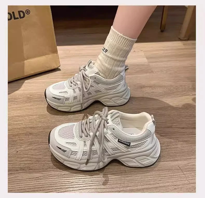 Damen Sportliche Sneakers mit atmungsaktivem Mesh-Obermaterial und gepolsterter Sohle Heidi Mode - Image 8