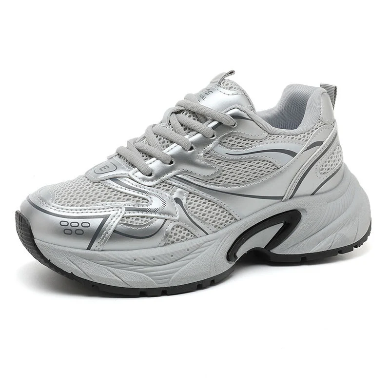 Damen Sportliche Sneakers mit atmungsaktivem Mesh-Obermaterial und innovativer Dämpfung Heidi Mode