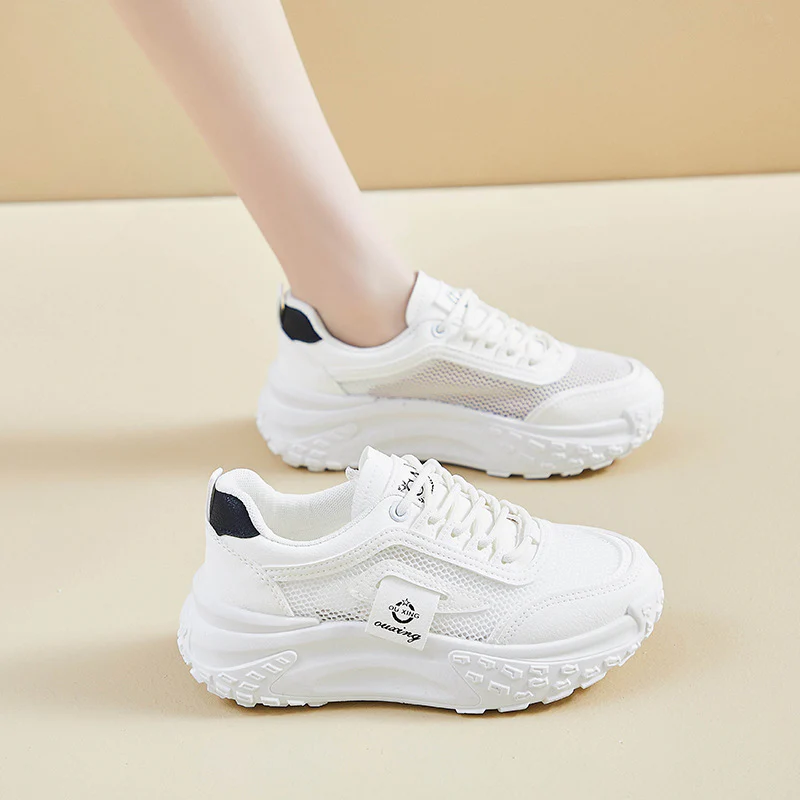 Damen Sportliche Sneakers mit atmungsaktivem Mesh-Obermaterial und innovativer Dämpfungstechnologie Heidi Mode - Image 3