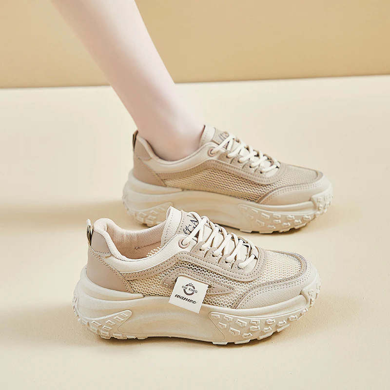 Damen Sportliche Sneakers mit atmungsaktivem Mesh-Obermaterial und innovativer Dämpfungstechnologie Heidi Mode - Image 4