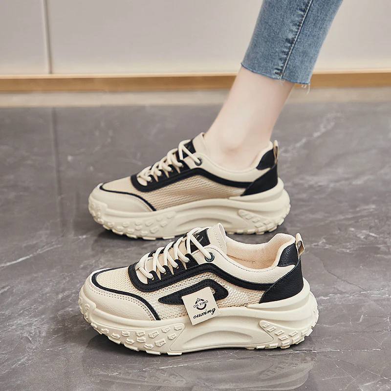 Damen Sportliche Sneakers mit atmungsaktivem Mesh-Obermaterial und innovativer Dämpfungstechnologie Heidi Mode - Image 7