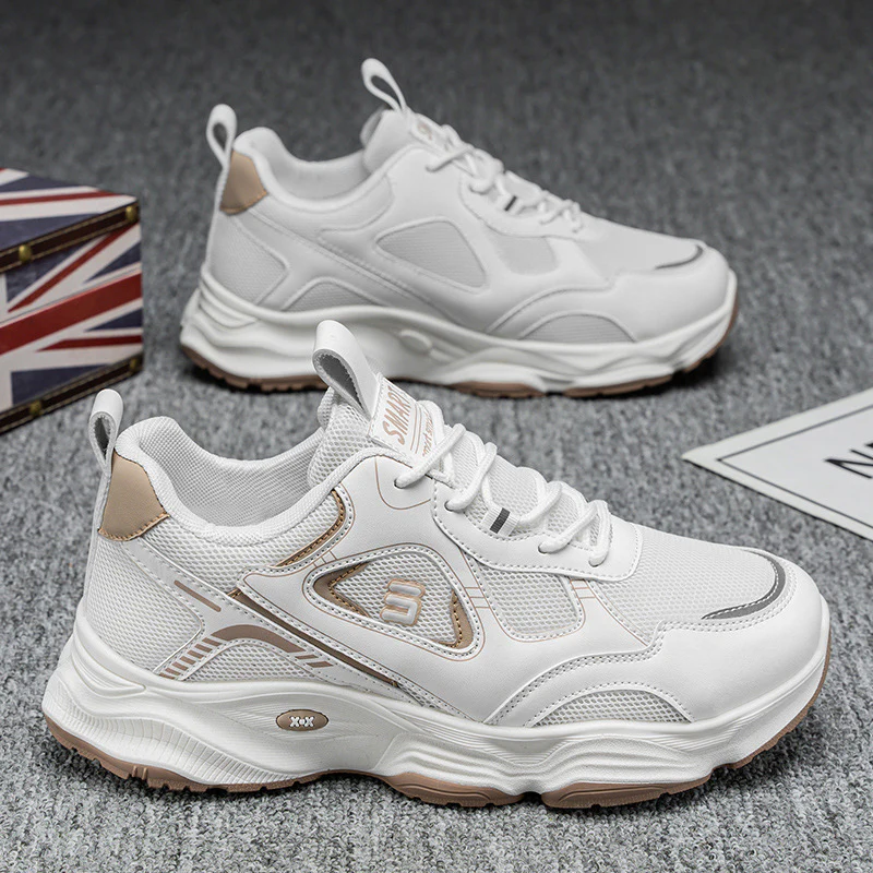 Damen Sportliche Sneakers mit atmungsaktivem Mesh-Obermaterial und rutschfester Außensohle Heidi Mode - Image 3