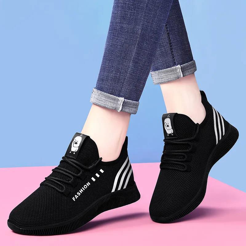 Damen Sportliche Sneakers mit atmungsaktivem Mesh-Obermaterial und rutschfester Sohle Heidi Mode - Image 3