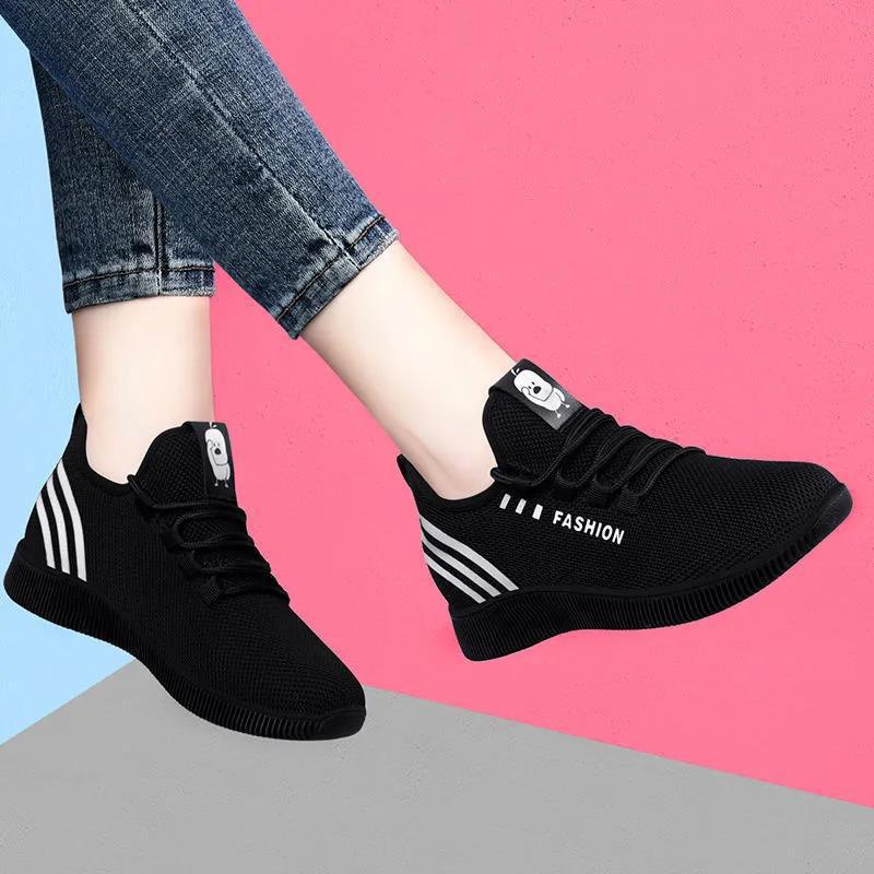 Damen Sportliche Sneakers mit atmungsaktivem Mesh-Obermaterial und rutschfester Sohle Heidi Mode - Image 6