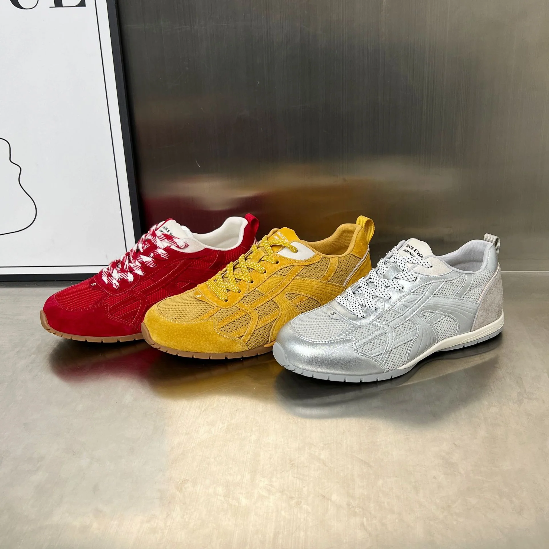 Damen Sportliche Sneakers mit atmungsaktivem Mesh-Obermaterial und rutschfester Sohle Heidi Mode - Image 3