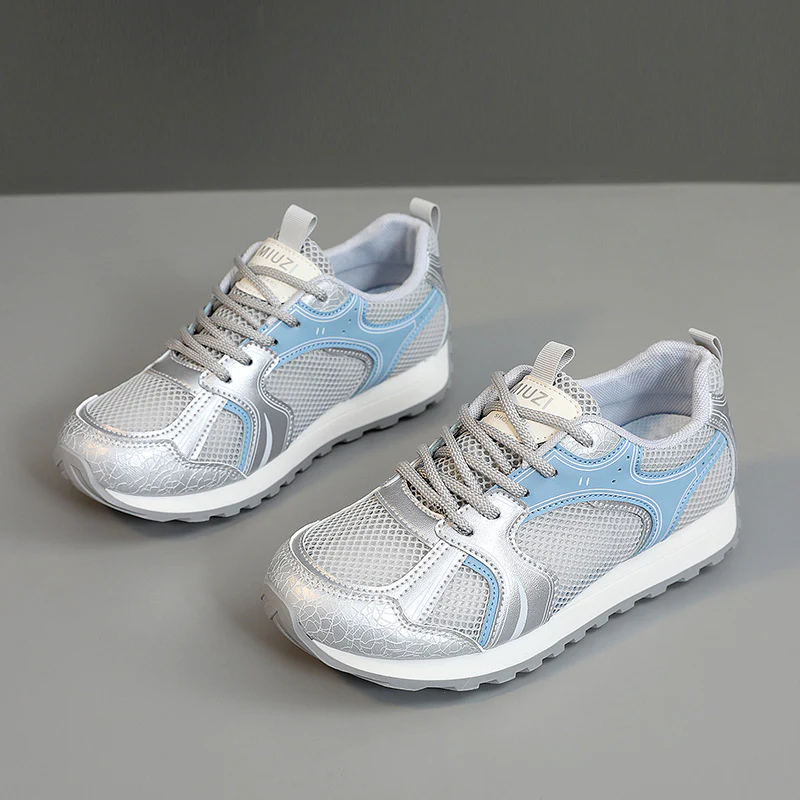 Damen Sportliche Sneakers mit atmungsaktivem Mesh-Obermaterial und stoßdämpfendem Fußbett Heidi Mode - Image 3