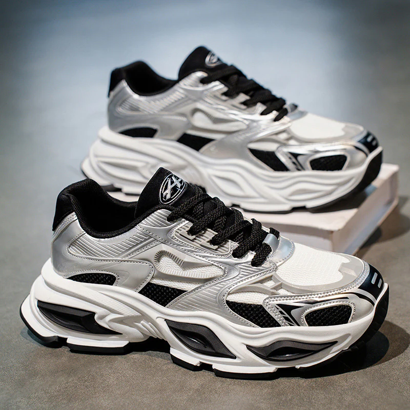 Damen Sportliche Sneakers mit atmungsaktivem Mesh-Obermaterial und stoßdämpfendem Sohlenprofil Heidi Mode - Image 3