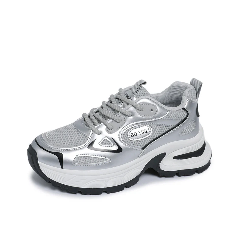 Damen Sportliche Sneakers mit atmungsaktivem Mesh-Obermaterial und stoßdämpfender Sohle Heidi Mode - Image 5