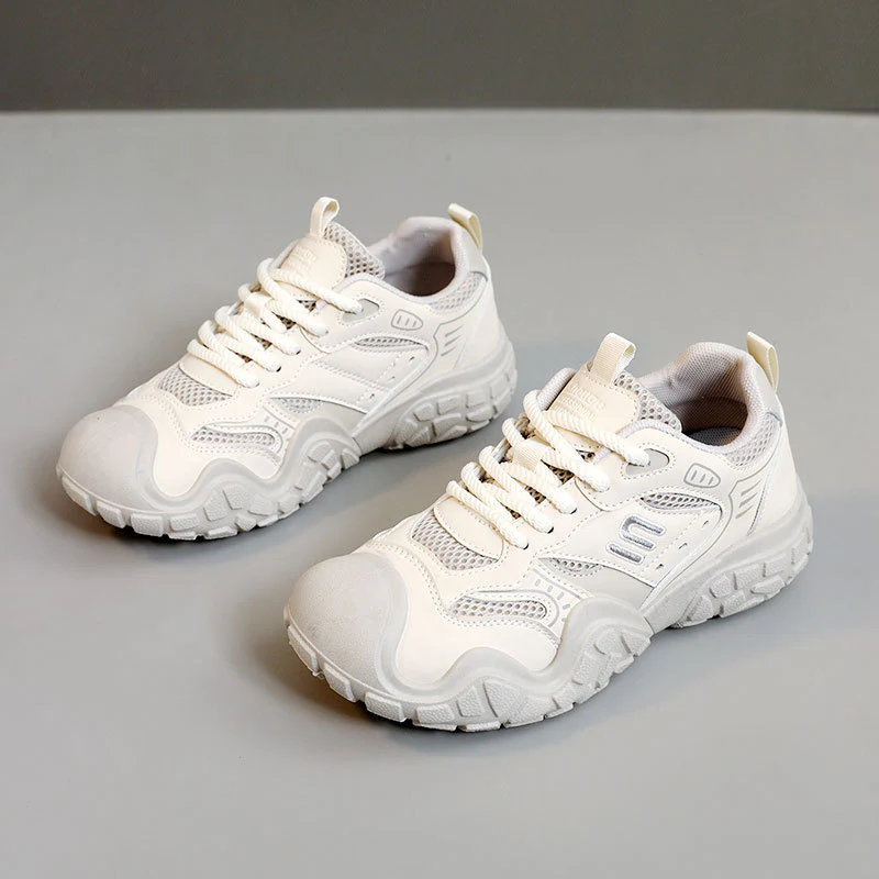 Damen Sportliche Sneakers mit atmungsaktivem Mesh-Obermaterial und strapazierfähiger Laufsohle Heidi Mode - Image 6