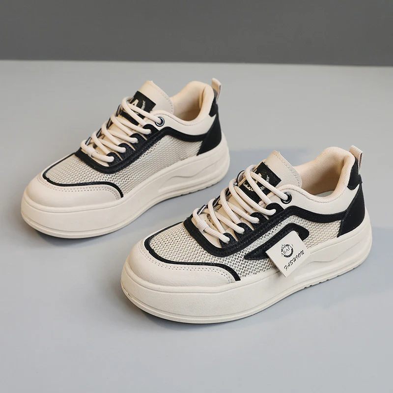 Damen sportliche Sneakers mit atmungsaktivem Mesh und dämpfendem Sohlenprofil Heidi Mode - Image 2