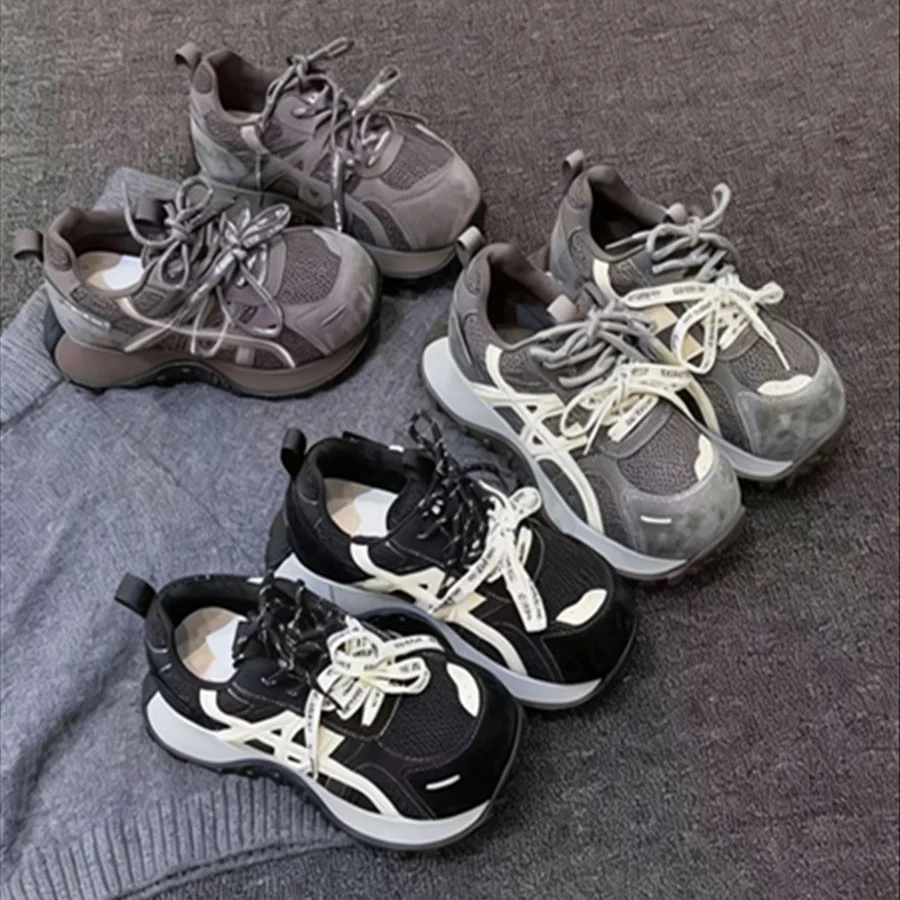 Damen Sportliche Sneakers mit atmungsaktivem Mesh und dämpfender Sohle Heidi Mode - Image 2