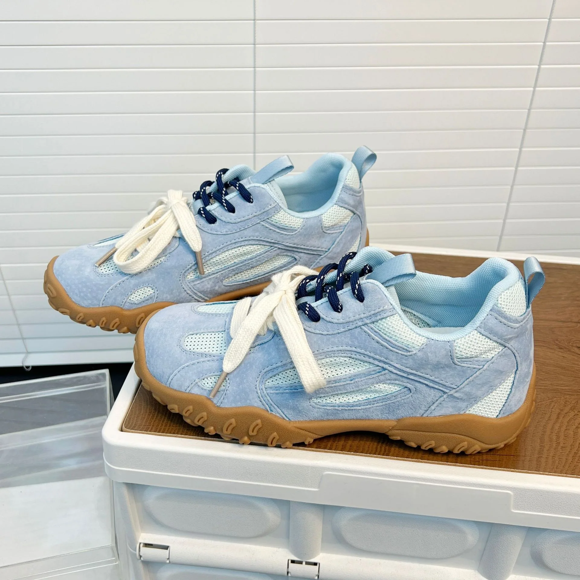 Damen Sportliche Sneakers mit atmungsaktivem Mesh und rutschfester Sohle Heidi Mode - Image 7