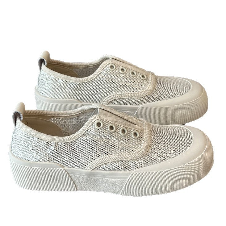 Damen Sportliche Sneakers mit atmungsaktivem Netzmaterial und modischem Plateau Heidi Mode - Image 5