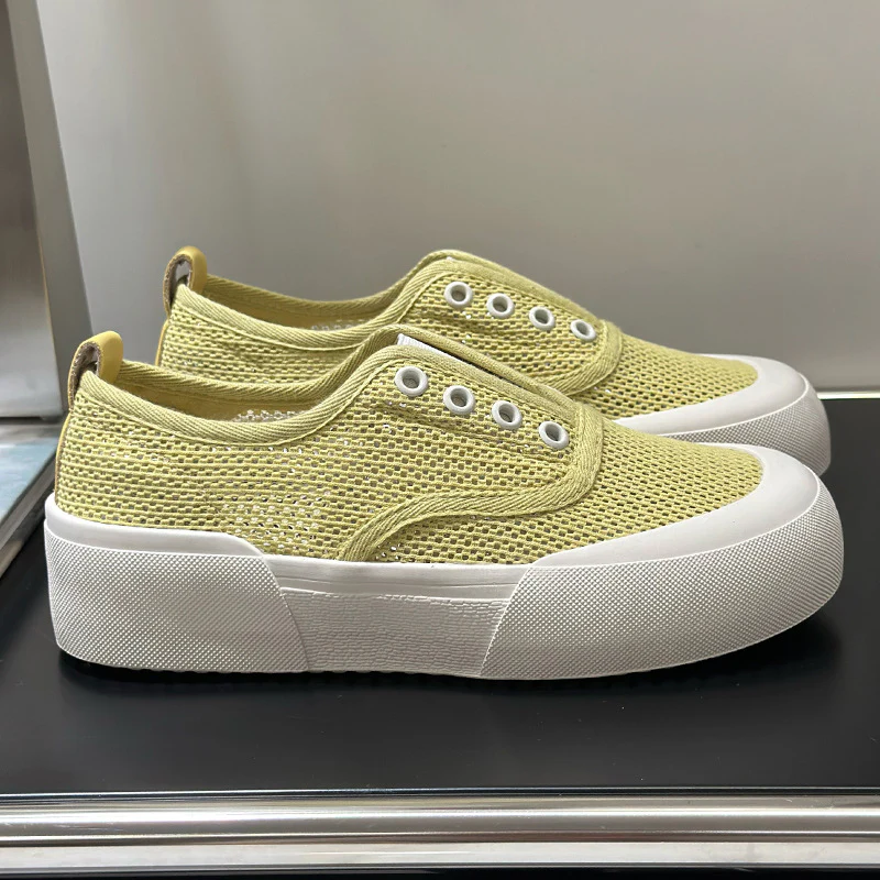 Damen Sportliche Sneakers mit atmungsaktivem Netzmaterial und modischem Plateau Heidi Mode - Image 7