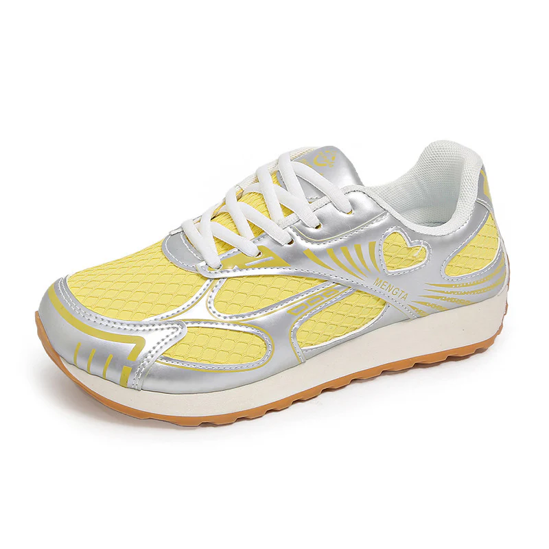 Damen Sportliche Sneakers mit atmungsaktivem Netzoberteil und flexibler Laufsohle Heidi Mode - Image 7