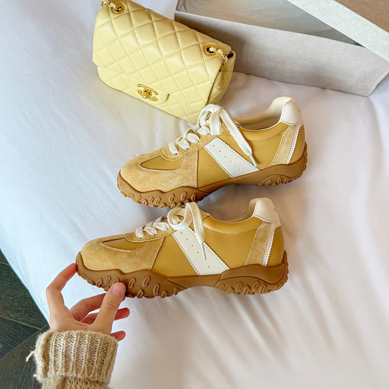 Damen Sportliche Sneakers mit atmungsaktivem Obermaterial und ausgeflipptem Laufprofil Heidi Mode - Image 7