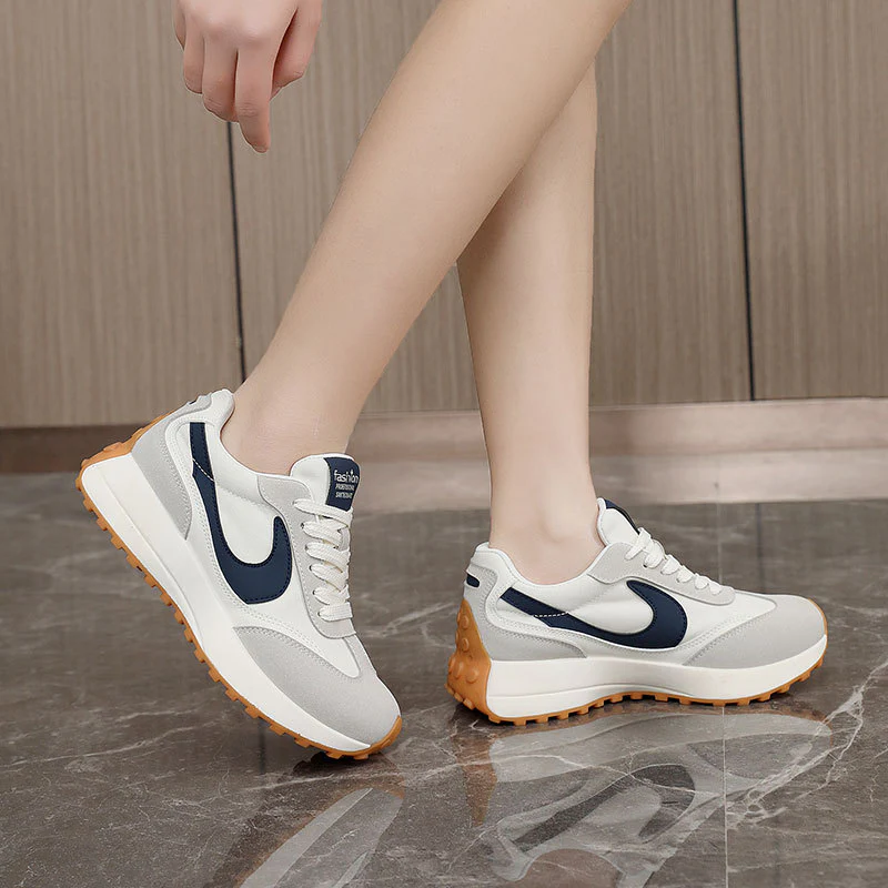 Damen sportliche Sneakers mit atmungsaktivem Obermaterial und dämpfender Sohle Heidi Mode - Image 3