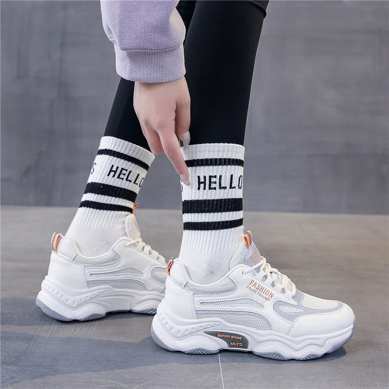 Damen Sportliche Sneakers mit atmungsaktivem Obermaterial und dämpfender Sohle Heidi Mode - Image 4